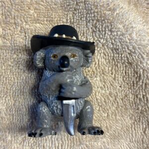 Schleich Quanta's Airlines Koala Bear Figure Hat Knife No 1 Collectible